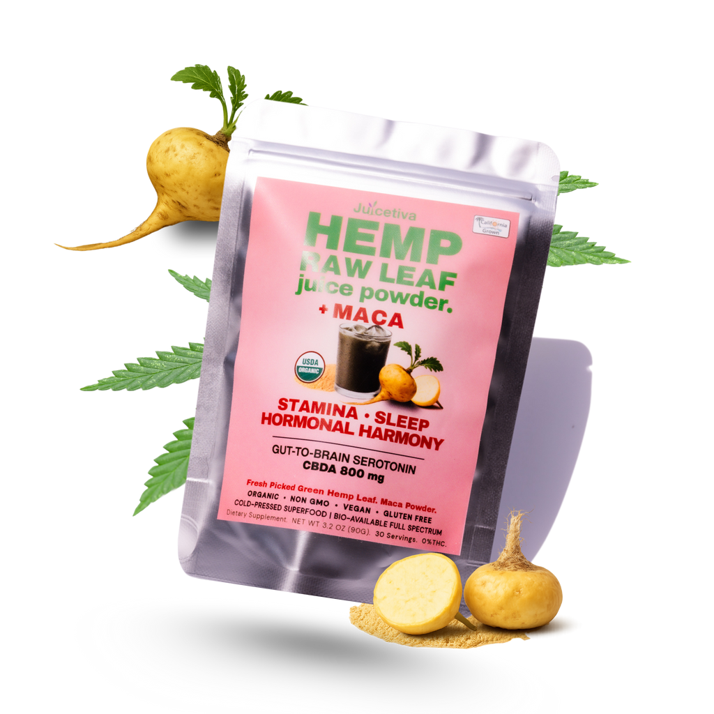 JuiceTiva MacaTiva – Hemp Juice + Maca Powder | 30 Servings