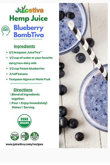 JuiceTiva MacaTiva – Hemp Juice + Maca Powder | 30 Servings