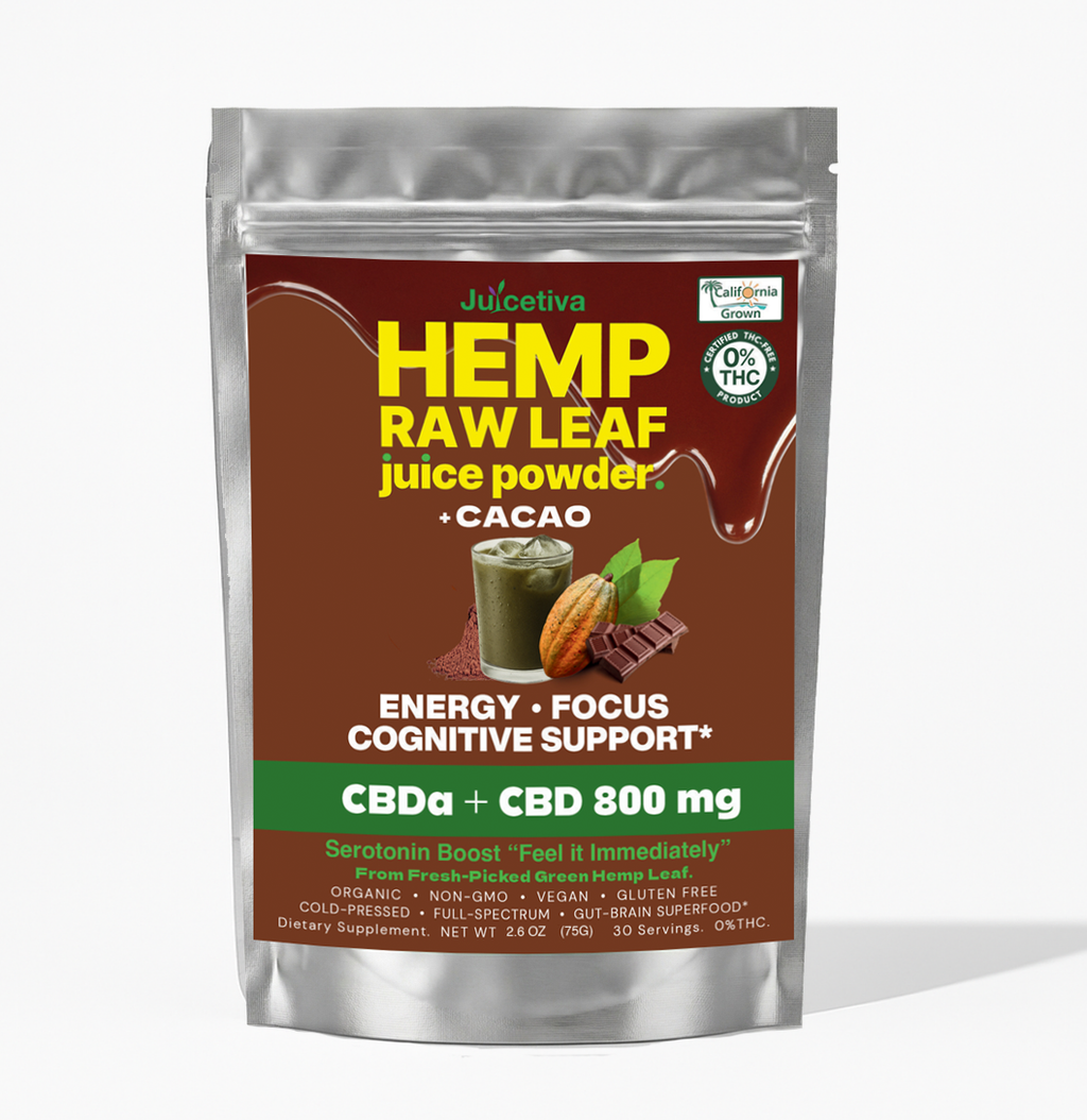 JuiceTiva - CacaoTiva™ – Hemp Juice + Cacao Blend | 30 Servings