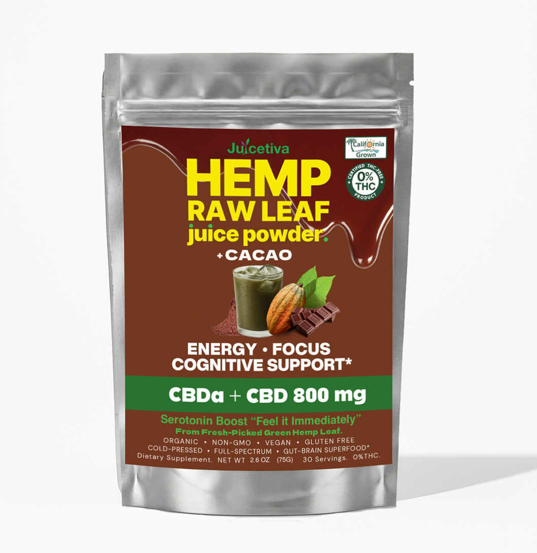 JuiceTiva - CacaoTiva™ – Hemp Juice + Cacao Blend | 30 Servings