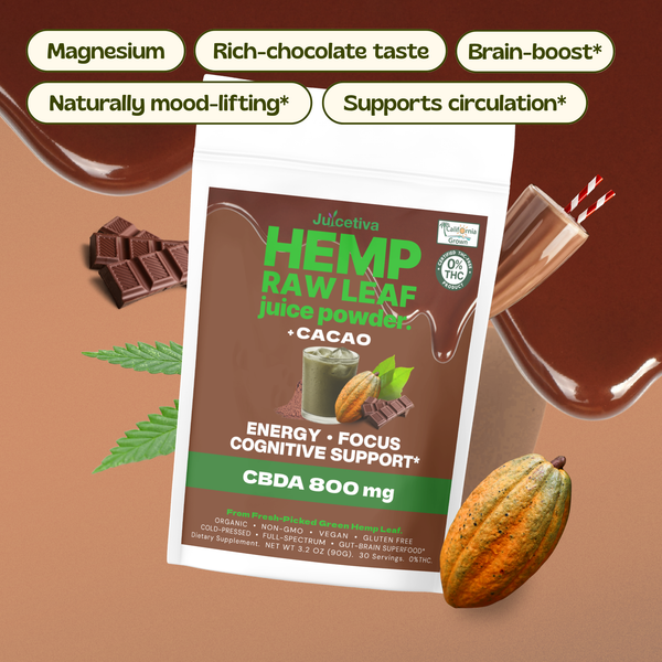 ChocolaTiva™ – Hemp Juice + Cacao Powder | 30 Servings – Juicetiva