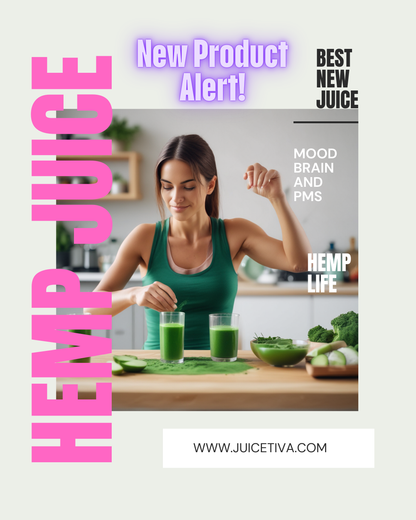 Hemp Juice and Maca Raw Cold Pressed 30 and 60 Day