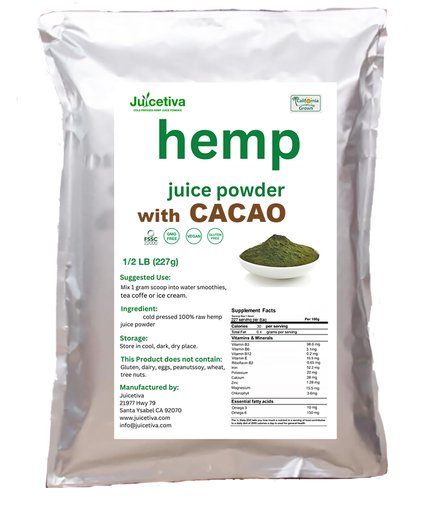 Juicetiva CacaoTiva™ Powder — Bulk 1/2 lb