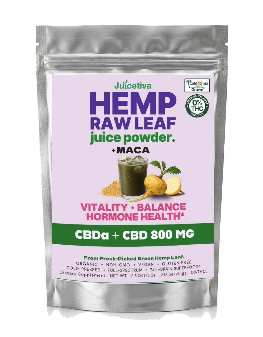 JuiceTiva MacaTiva – Hemp Juice + Maca Powder | 30 Servings