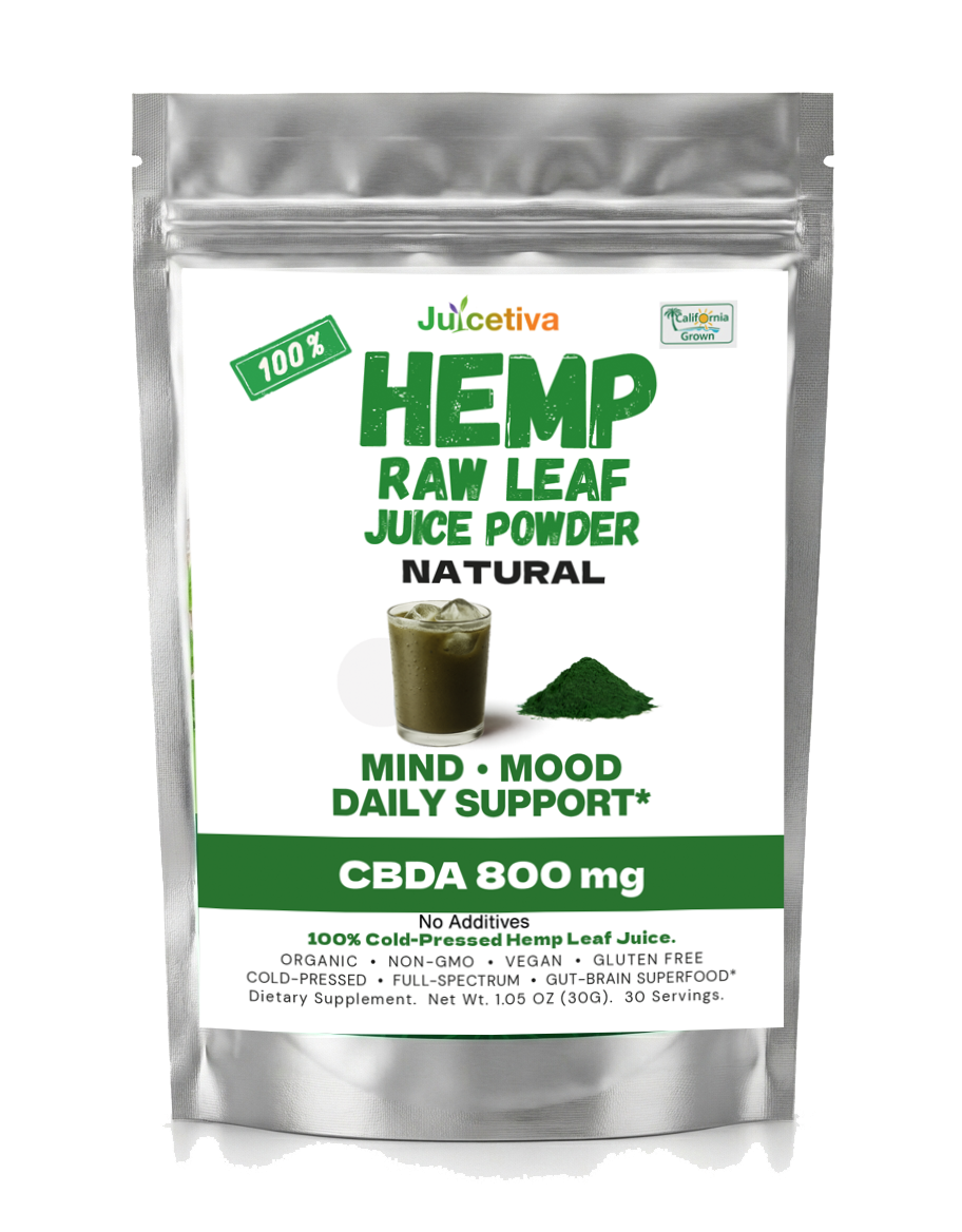 JuiceTiva Hemp Leaf Juice Powder 100% Natural – Best Seller