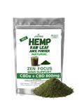 Zen Focus - 30 Day 100% Natural Hemp Leaf Juice Powder for Focus & Stress