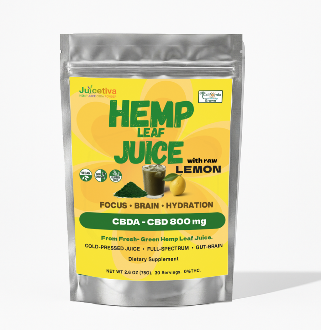 JuiceTiva  Hemp Juice + Lemon Juice- LemonTiva | 30 Servings