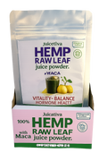 Wholesale: Case Pack: 12 Hemp Leaf Juice 30 Day Packs - Maca