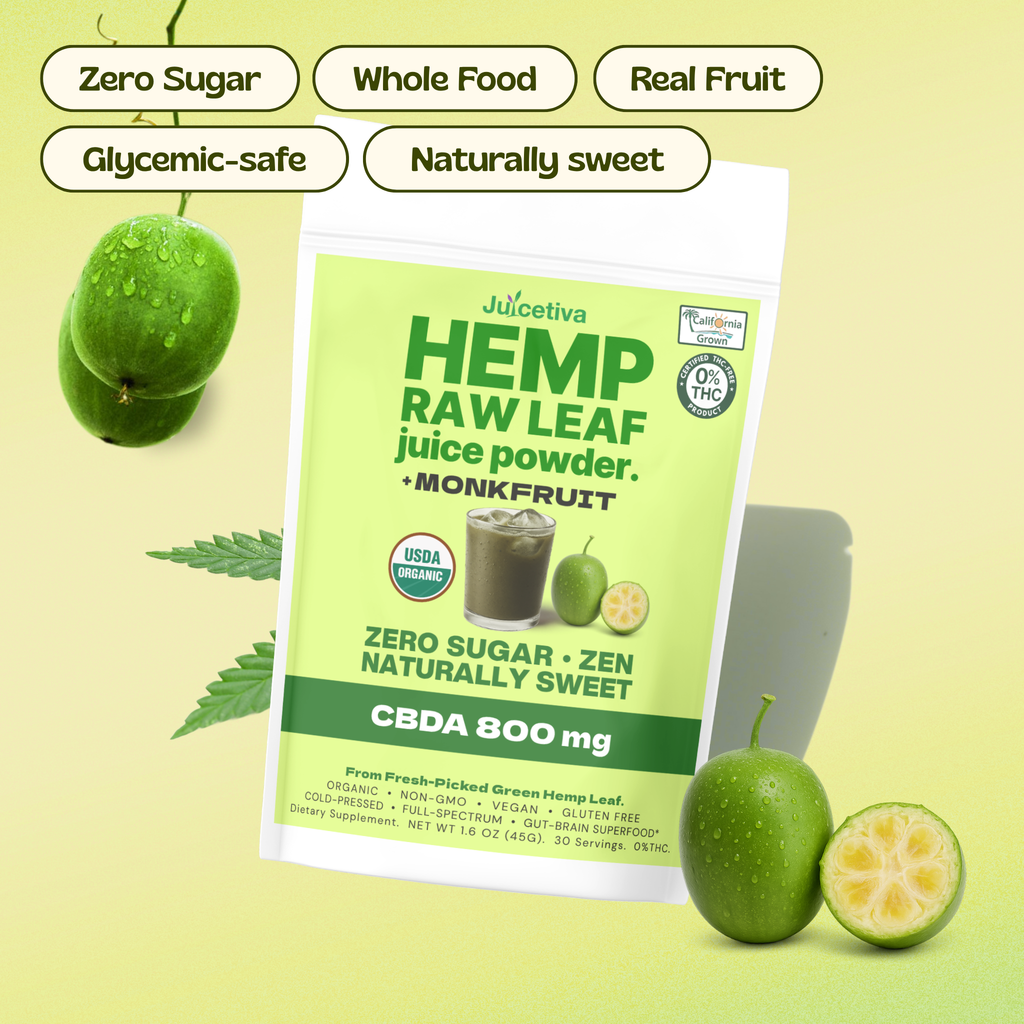 SweeTiva™ – Hemp Juice + Monk Fruit | 30 Servings
