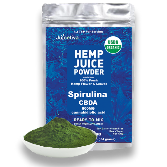 Case Pack: 12-Hemp-Spirulina Juice 30 Day Packs