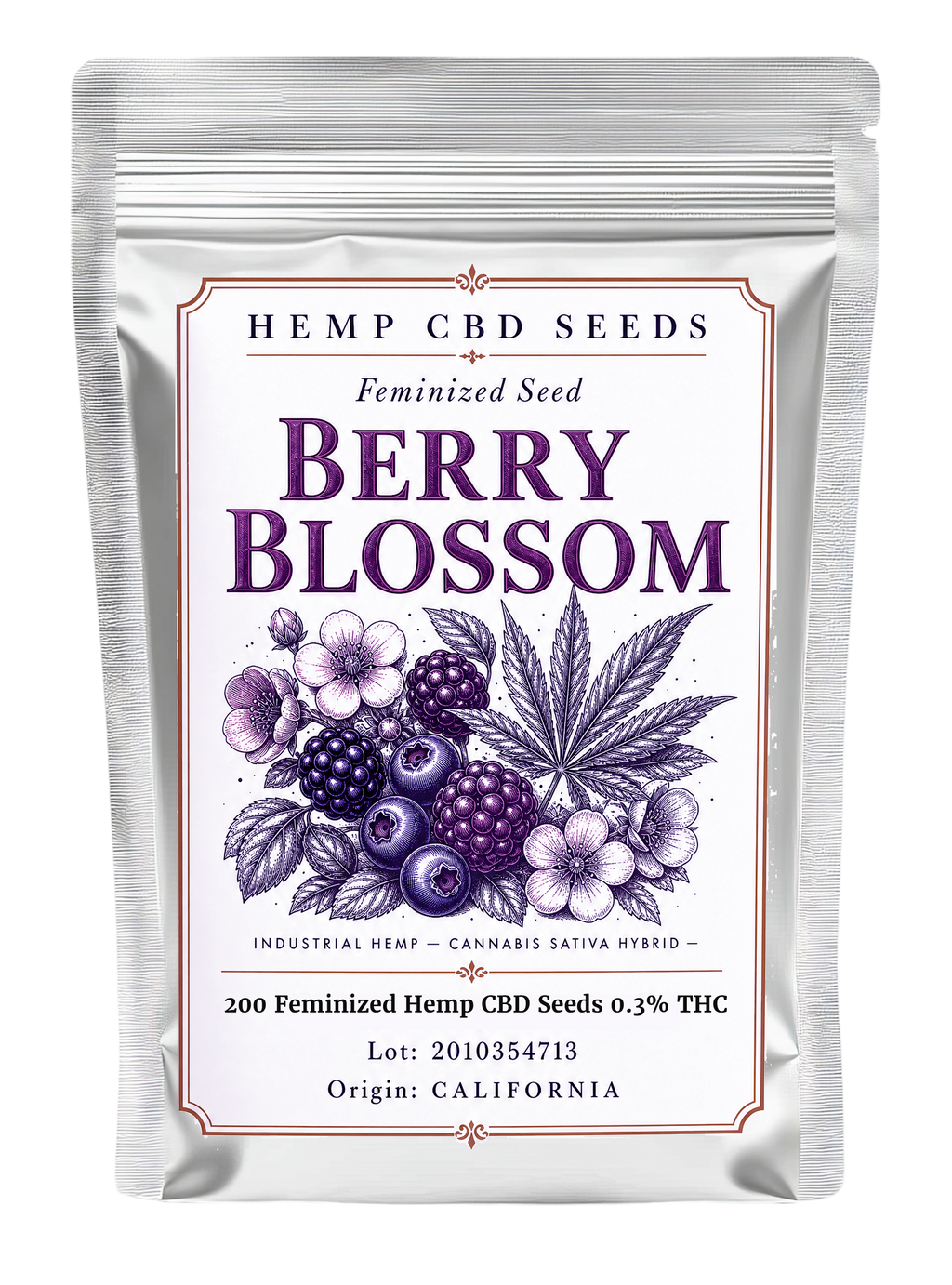 Hemp Seeds Berry Blossom CBDa Feminized