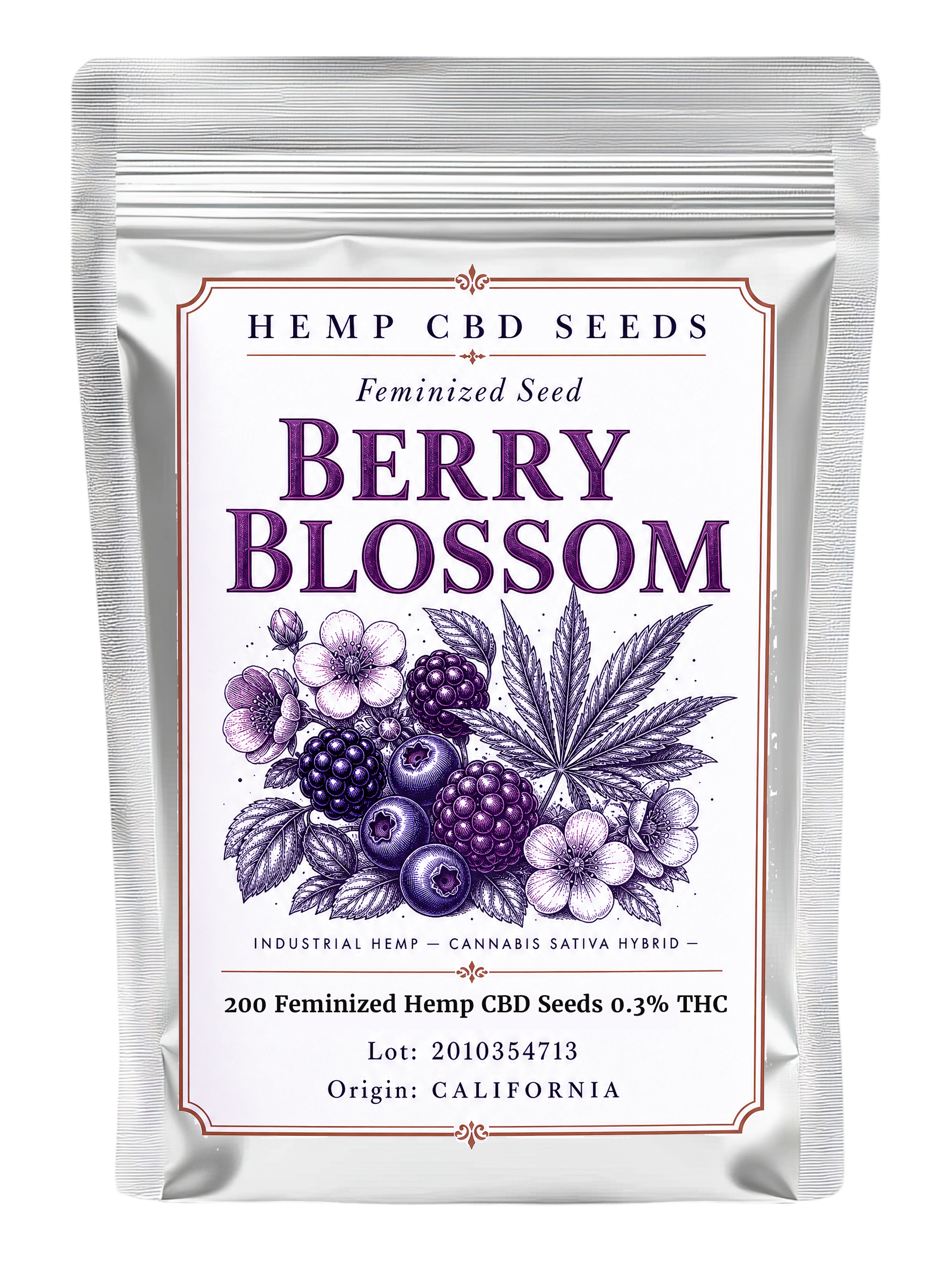 Hemp Seeds Berry Blossom CBDa Feminized