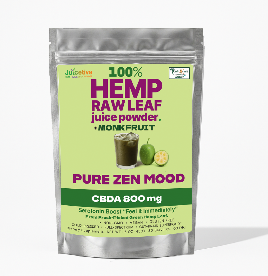 Zen Up Lift - Juicetiva — Hemp Juice + Monkfruit  30 DAy