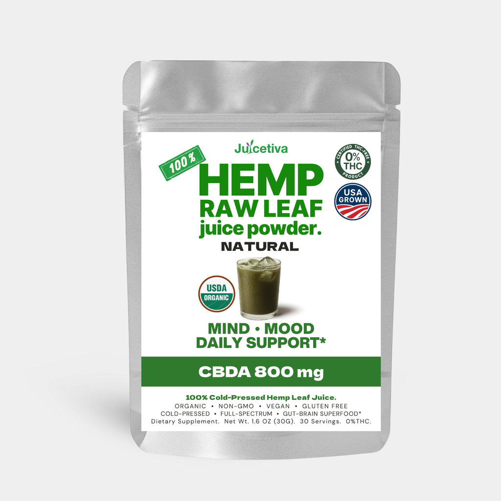 Juicetiva™ Natural – 100% Raw Hemp Juice Powder