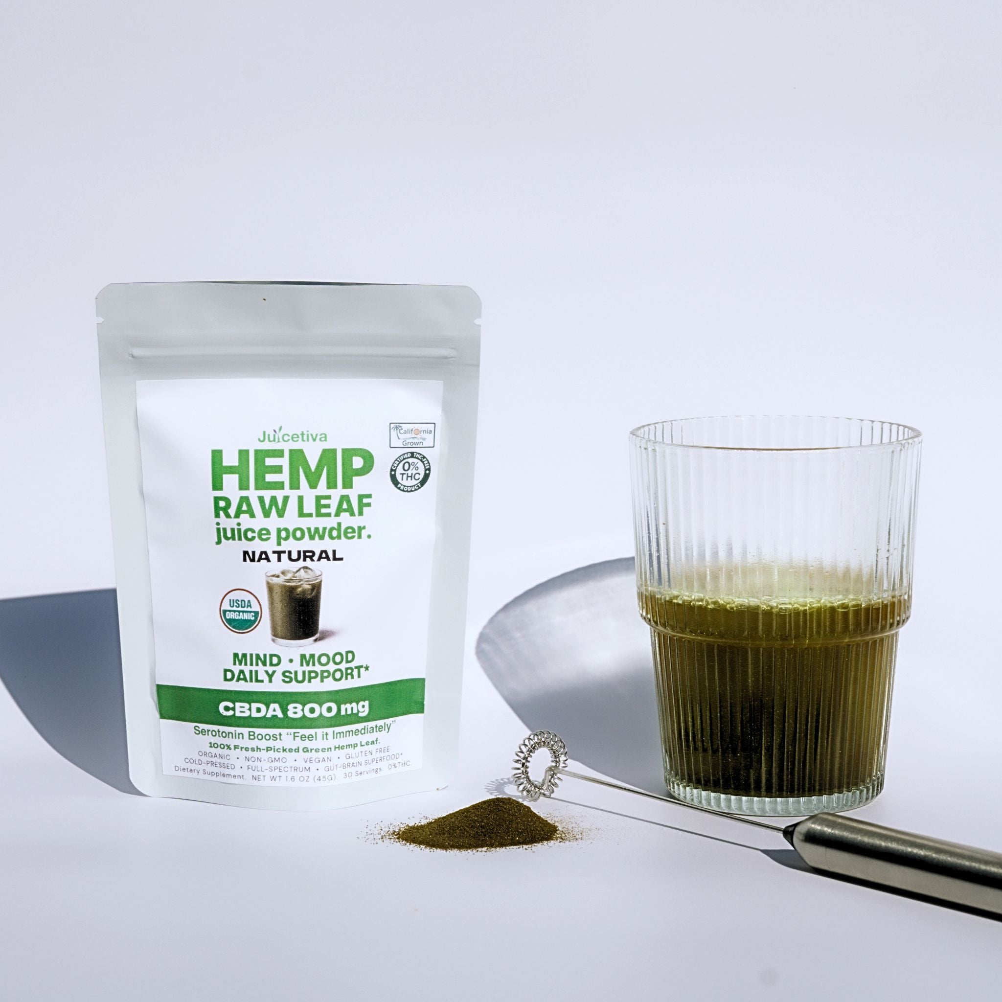 Juicetiva™ Natural – 100% Raw Hemp Juice Powder
