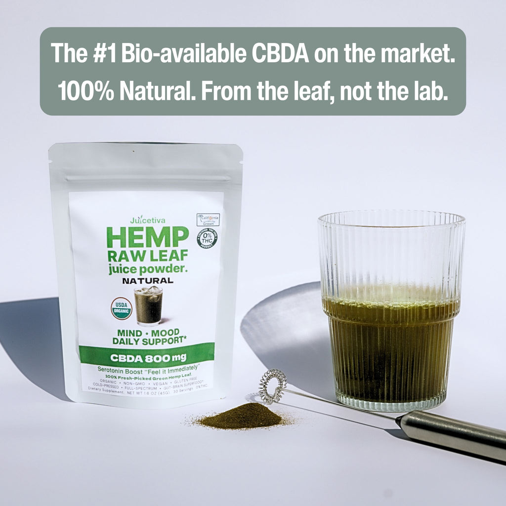 Zen Focus - 30 Day 100% Natural Hemp Leaf Juice Powder for Focus & Stress